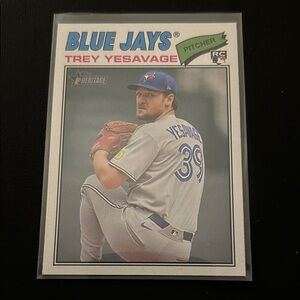 Topps Trey Yesavage Baseball Card - Blue & Tan